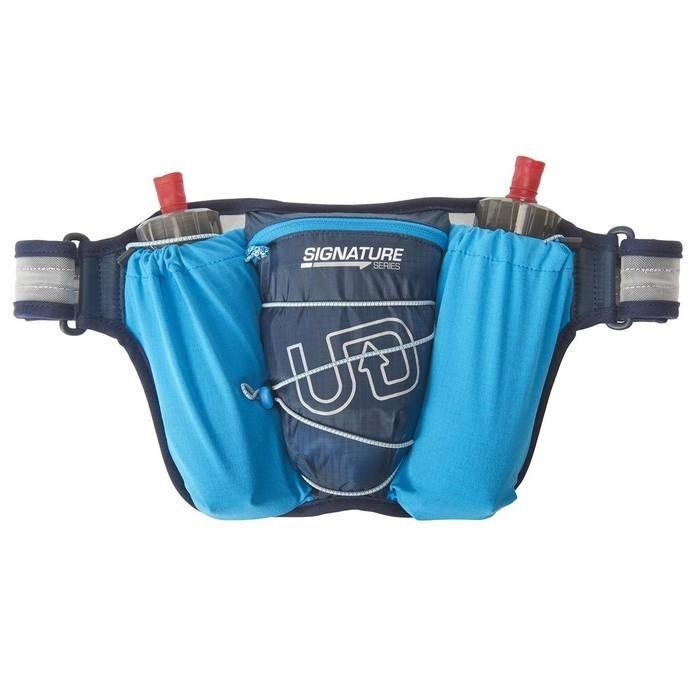 Trail Ultramarathon waist hydration pack with 2 bottles